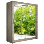 Mobilier1 - armoire closico 127, truffe chêne, 200x150x58cm, portes d'armoire: coulissantes, nombre d'étagères ... Mobilier1 - armoire closico 127, truffe chêne, 200x150x58cm, portes d'armoire: coulissantes, nombre d'étagères ...