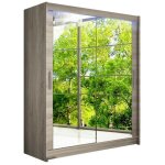 Mobilier1 - armoire closico 127, truffe chêne, 200x150x58cm, portes d'armoire: coulissantes, nombre d'étagères ... Mobilier1 - armoire closico 127, truffe chêne, 200x150x58cm, portes d'armoire: coulissantes, nombre d'étagères ...