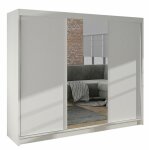 Mobilier1 - armoire closico 158, blanc, 215x200x58cm, portes d'armoire: coulissantes, nombre d'tagres: ...