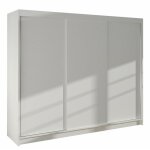 Mobilier1 - armoire closico 159, blanc, 215x200x58cm, portes d'armoire: coulissantes, nombre d'�tag�res: ...