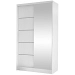 Mobilier1 - armoire closico 166, blanc, 200x100x58cm, portes d'armoire: coulissantes, nombre d'tagres: ...