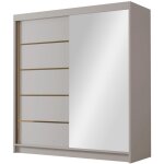 Mobilier1 - armoire closico 186, cachemire, 215x180x58cm, portes d'armoire: coulissantes, nombre d'�tag�res: ...