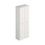 Armoire  balais 180 cm en bois blanc - vicenza