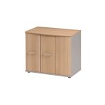 Armoire base jazz h 71 cm 1 porte battante 2 portes pliantes hêtre ambré Armoire base jazz h 71 cm 1 porte battante 2 portes pliantes hêtre ambré