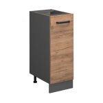 Vicco - armoire basse r - line, chêne de force doré, 30 cm sans plan de travail Vicco - armoire basse r - line, chêne de force doré, 30 cm sans plan de travail