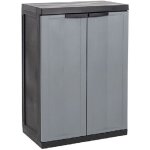 Toomax - armoire basse trend midi en re'sine avec e'tage're re'glable cm65x38x94h cadenassable