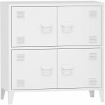 Armoire de bureau casier de bureau meuble de rangement pour salon bureau chambre atelier m�tallique � ...