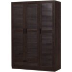 Helloshop26 - armoire de chambre garde - robe moderne meuble de rangement intemporel 7 �tag�res 1 tiroirs ...