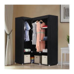 Sifree�armoire de chambre rangement penderie souple d'angle, dressing amovible en textile non - tiss� ...