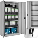 Armoire de classement blain avec 5 �tag�res 40x80x180cm -