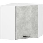 Armoires de cuisine akord d'angle haute w60 oliwia blanc 60 cm 1 porte façade béton 2 étagères 60x30x58 ... Armoires de cuisine akord d'angle haute w60 oliwia blanc 60 cm 1 porte façade béton 2 étagères 60x30x58 ...