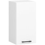 Armoires de cuisine haute akord w40 oliwia blanc 40 cm 1 porte fa�ade blanche 2 �tag�res 40x30x58 cm