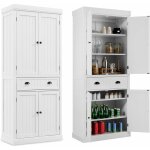 Costway - armoire cuisine, buffet cuisine rangement 4 portes avec grand tiroir, 4 Étagères réglables, ... Costway - armoire cuisine, buffet cuisine rangement 4 portes avec grand tiroir, 4 Étagères réglables, ...