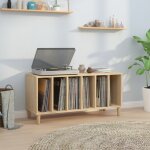 Maison chic - armoire  disques meuble de rangement bibliothque chne sonoma 100x38x48 cm bois d'ingnierie ...
