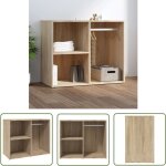 Armoire de dressing ch�ne sonoma 80x40x65 cm bois d'ing�nierie - armoire de dressing - meuble rangement ...