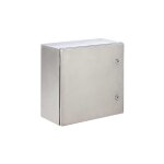 Armoire �lectrique inox 304l �tanche ip66 - 600x600x250 - plaque fournie - argenta ide