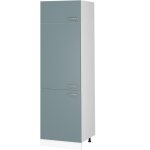 Vicco - armoire pour frigo r - line, bleu - gris, 60 cm