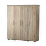 Armoire 4 portes avec penderie tom ? chêne sonoma Armoire 4 portes avec penderie tom ? chêne sonoma