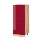 Vicco - armoire haute r - line, rouge bordeaux haute brillance, 60 cm
