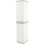 Plastiken armoire haute vestiaire beige compacte et rsistante