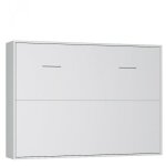 Inside75 - armoire lit horizontale escamotable strada - v2 blanc mat couchage 160200 cm. Inside75 - armoire lit horizontale escamotable strada - v2 blanc mat couchage 160200 cm.