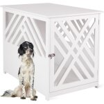 Armoire � liti�re pour chat, grande maison de toilette en bois pour bac � liti�re, meuble moderne polyvalent, ...