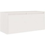 Vidaxl - armoire murale blanc 80x30x35 cm bois de pin massif