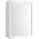 Costway - armoire murale salle de bain avec miroir armoire  pharmacie avec etagre  hauteur rglable ...