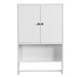 Yaheetech - armoire murale suspendus de salle de bain 48, 5  14  73 cm armoire de toilette / pharmacie ...