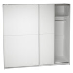 Armoire placard / meuble de rangement coloris blanc - hauteur 200 x longueur 180 x profondeur 60 cm - ... Armoire placard / meuble de rangement coloris blanc - hauteur 200 x longueur 180 x profondeur 60 cm - ...