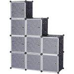 Woltu - armoire plastique penderie pour le stockage de v�tements / accessoires / livres, �tag�re de rangement ...