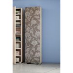 Armoire polyvalente fiordaliso, armoire lin�aire avec 1 porte et 7 �tag�res, colonne d'entr�e ou de salle ...