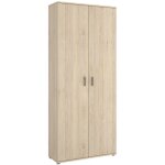 Armoire polyvalente forcola, porte - balai multifonctionnel, armoire � 2 portes, 78x35h190 cm, ch�ne, ...