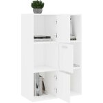 Armoire de rangement blanc 60x29, 5x90