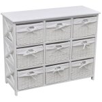 Armoire de rangement meuble de rangement blanc vidaxl