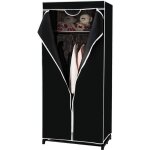 Armoire de rangement en tissu non - tissé avec structure métallique, penderie de vêtement pliable avec ... Armoire de rangement en tissu non - tissé avec structure métallique, penderie de vêtement pliable avec ...