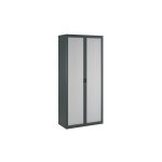 Sans marque - armoire à rideaux démontables economique 195 x 90 cm anthracite - gris - maxiburo Sans marque - armoire à rideaux démontables economique 195 x 90 cm anthracite - gris - maxiburo