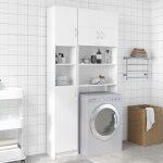 Vidaxl - armoire de salle de bain blanc 32x25, 5x190 cm bois d'ingnierie