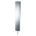 Cristina ondyna - armoire inox tournante 6 tagres avec miroir