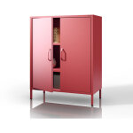 Armoire de salon vito, 800 x 1015 x 400 mm, modern: rouge