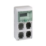 Schneider electric - armoire de commande schneider 13179 minikaedra 8 modules + 4 faces avant