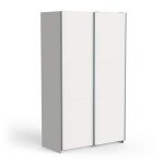 Armoire de diff�rentes tailles � portes coulissantes adapta - blanc - largeur - 120 cm
