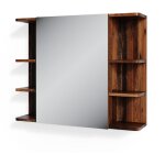 Vicco - armoire de toilette fynn, bois antique, 79. 6 x 64 cm