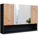 Vicco - armoire de toilette irma, anthracite, 80. 1 x 55 cm
