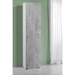 Armoire  usages multiples dmana, armoire auxiliaire avec 1 porte et 3 tagres, armoire moderne, meuble ...