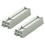 Paire de supports pour climatiseurs base avec pieds charge 140kg