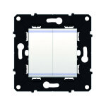 Commande 1 ou 2 fonctions pour lumi�res ou volets - livr� avec 2 manettes 1 module - blanc arnould espace ...