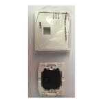 61343 - prise numeris - rj45 - plaque + m�cnisme - s�rie 2001 lumi�re - blanc - arnould