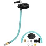 Arriv�e d'eau de pluie ibc dn 150 avec protection anti - d�bordement, avec raccord d'aspiration raccord ...