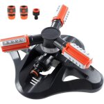 Ersandy - arroseur de jardin, arroseur de pelouse automatique rotatif 360° à 3 bras arrosage irrigation ... Ersandy - arroseur de jardin, arroseur de pelouse automatique rotatif 360° à 3 bras arrosage irrigation ...